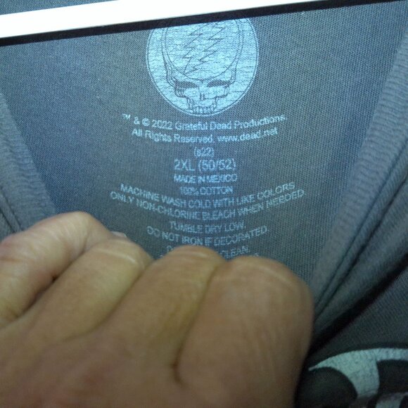 Grateful Dead Dancing Bears Rainbow Shirt 2XL 2022 - Picture 2 of 2